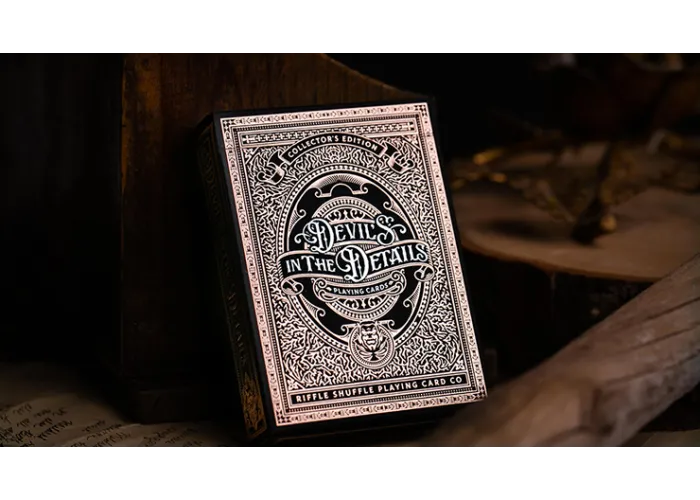 Devil's in the Details Rose Gold Playing Cards