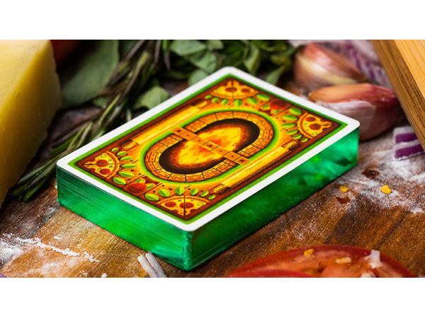 The Royal Pizza Palace (Gilded) Playing Cards Set by Riffle Shuffle