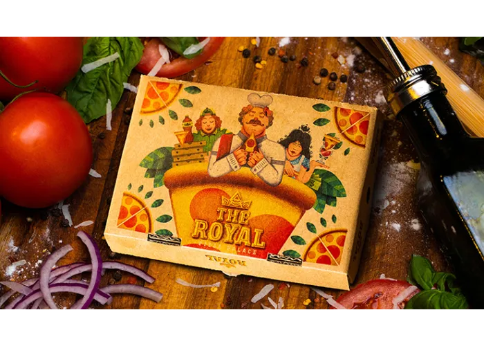 The Royal Pizza Palace Playing Cards Set by Riffle Shuffle
