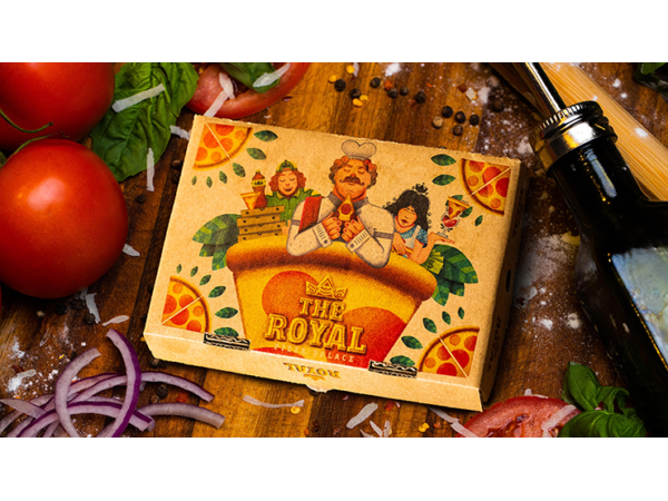 The Royal Pizza Palace Playing Cards Set by Riffle Shuffle