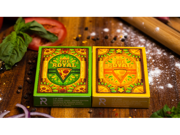 The Royal Pizza Palace Playing Cards Set by Riffle Shuffle