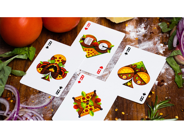 The Royal Pizza Palace Playing Cards Set by Riffle Shuffle