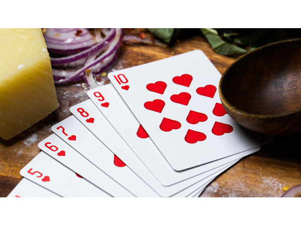 The Royal Pizza Palace Playing Cards Set by Riffle Shuffle