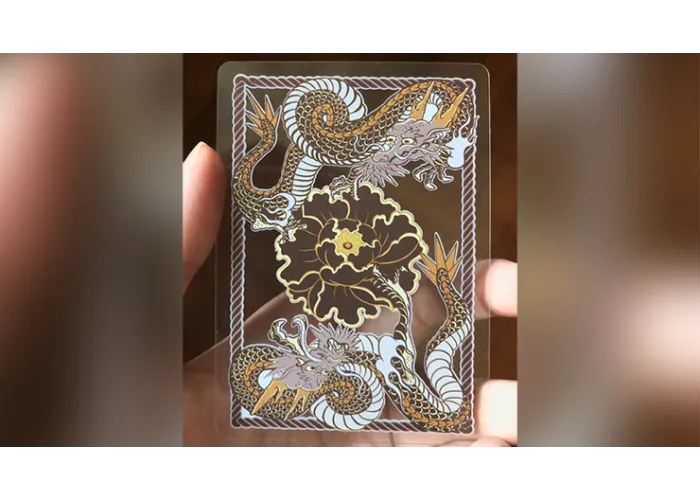 Dragon Transparent Playing Cards (Mighty Black)