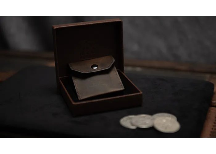 FPS Coin Wallet Brown (Gimmicks and Online Instructions) by Magic Firm