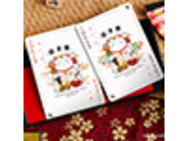 Bicycle Maneki Neko (RED) Playing Cards by Bocopo