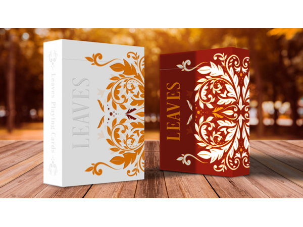 Leaves Autumn Playing Cards by Dutch Card House Company