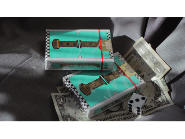 Gemini Casino Turquoise Playing Cards  by Gemini