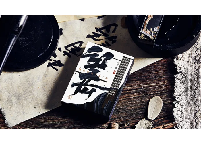 Mountain Wang Yue (Black) Playing Cards by Bocopo