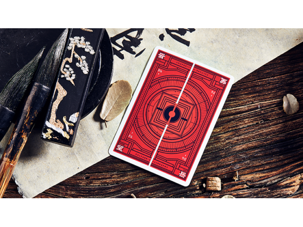Mountain Wang Yue (Red) Playing Cards by Bocopo