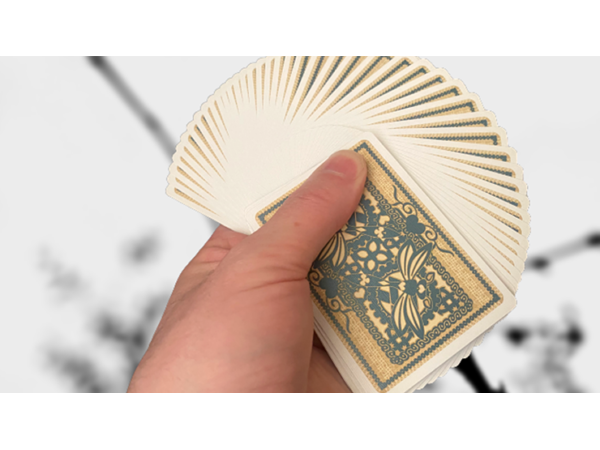 Gilded Bicycle Dragonfly (Tan) Playing Cards