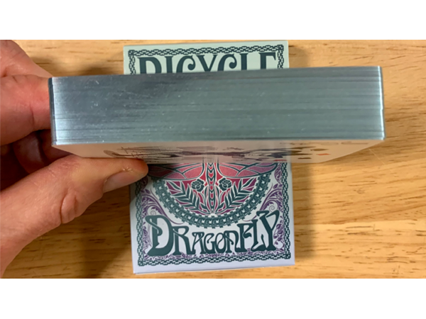 Gilded Bicycle Dragonfly (Teal) Playing Cards