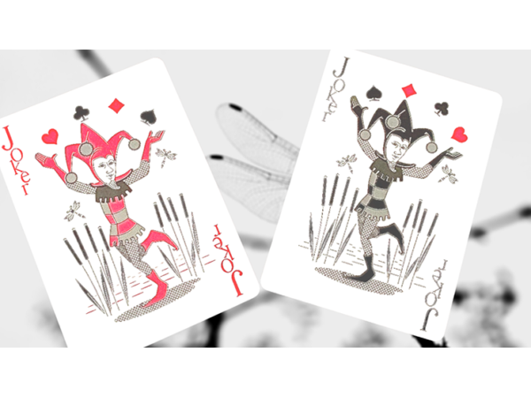 Gilded Bicycle Dragonfly (Teal) Playing Cards
