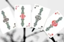 Gilded Bicycle Dragonfly (Teal) Playing Cards – Bild 5