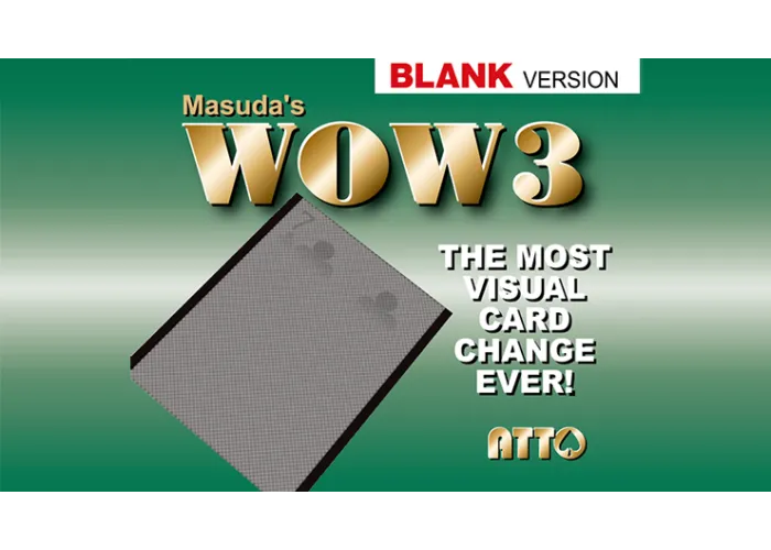 WOW 3.0 Blank (Gimmick and Online Instruction) by Masuda