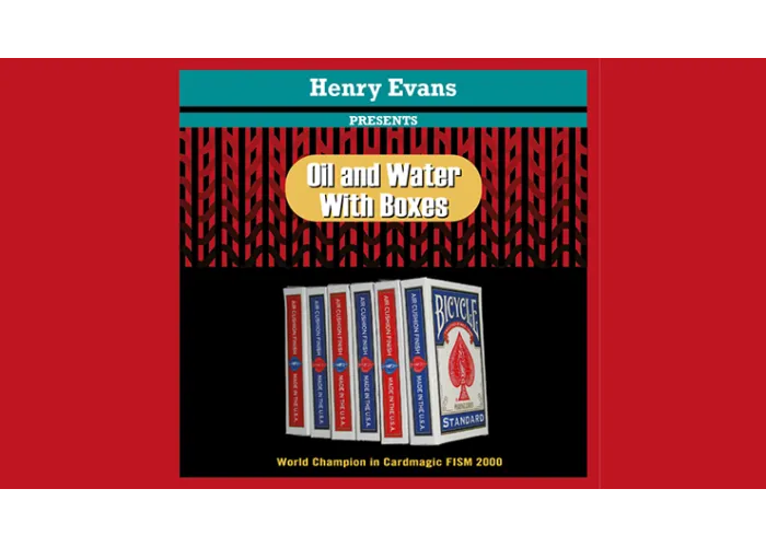 Oil and Water Boxes (Gimmicks and Online Instructions) by Henry Evans