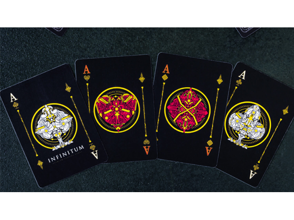 INFINITUM (Midnight Black) Playing Cards