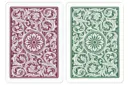 Copag 1546 Plastic Playing Cards Poker Size Regular Index Green and Burgundy Double-Deck Set – Image 2