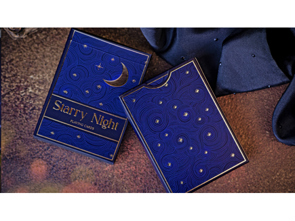 Elephant Playing Cards (Starry Night)