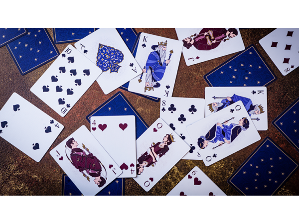 Elephant Playing Cards (Starry Night)