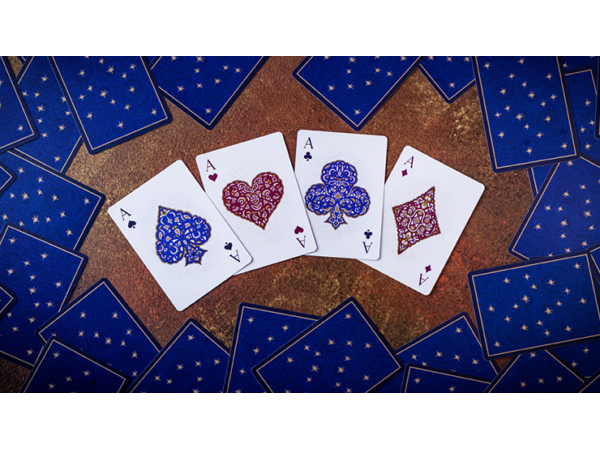 Elephant Playing Cards (Starry Night)