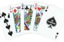 Copag 1546 Plastic Playing Cards Poker Size Regular Index Black and Gold Double-Deck Set – Image 3
