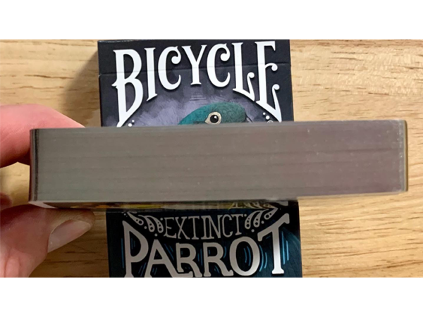Gilded Bicycle Parrot Extinct Playing Cards