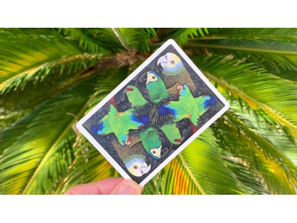 Gilded Bicycle Parrot Playing Cards