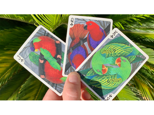 Gilded Bicycle Parrot Playing Cards