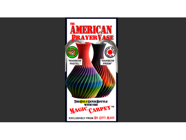 The American Prayer Vase Genie Bottle RAINBOW PASTEL by Big Guy's Magic