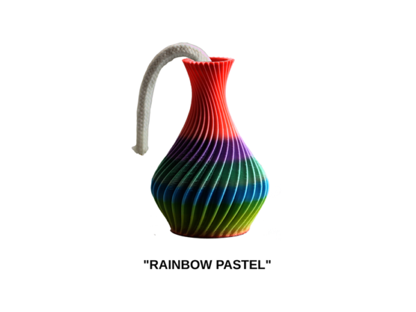 The American Prayer Vase Genie Bottle RAINBOW PASTEL by Big Guy's Magic