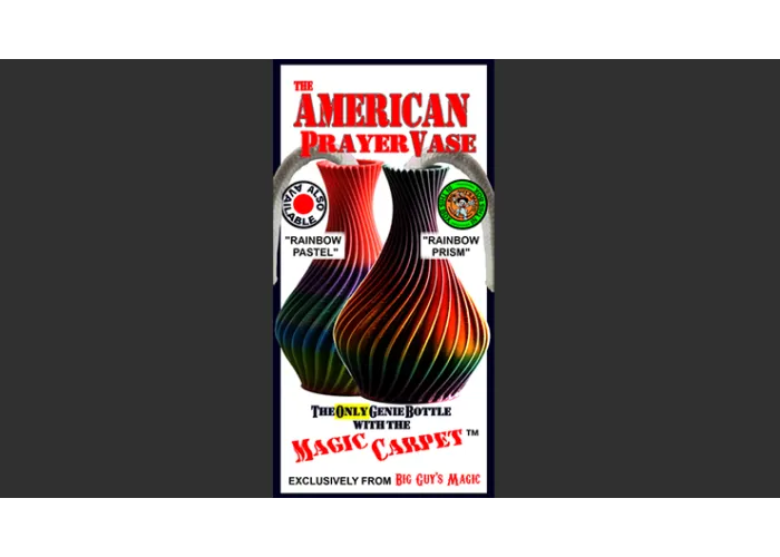 The American Prayer Vase Genie Bottle RAINBOW PRISM by Big Guy's Magic