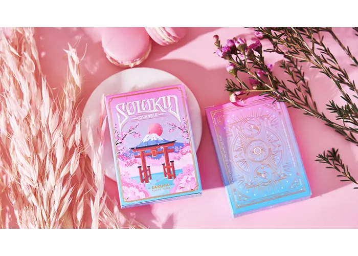 Solokid Sakura (Pink) Playing Cards by BOCOPO