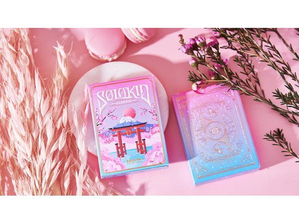 Solokid Sakura (Pink) Playing Cards by BOCOPO
