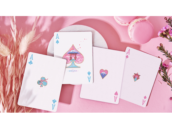 Solokid Sakura (Pink) Playing Cards by BOCOPO