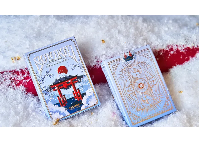 Solokid Sakura (Blue) Playing Cards by BOCOPO