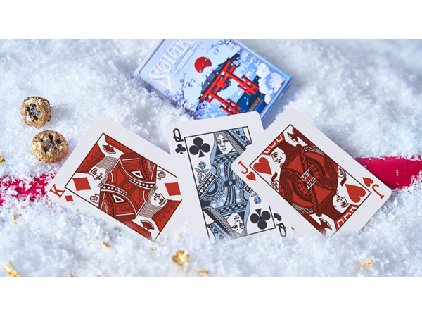 Solokid Sakura (Blue) Playing Cards by BOCOPO