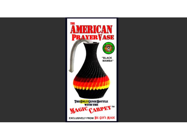 The American Prayer Vase Genie Bottle BLACK MAMBA by Big Guy's Magic