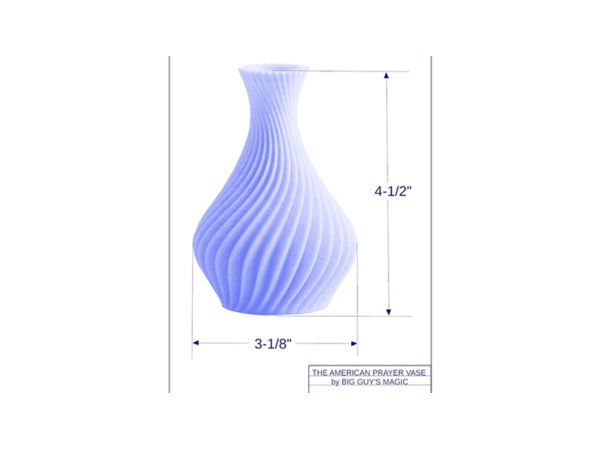 The American Prayer Vase Genie Bottle BLACK MAMBA by Big Guy's Magic