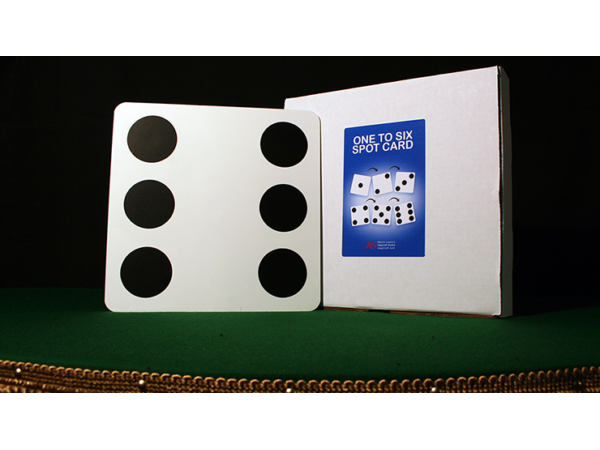 1 TO 6 SPOT CARD by Martin Lewis