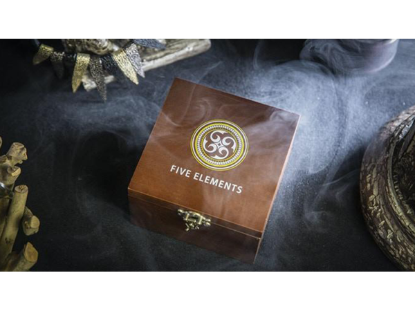 Five Elements Playing Cards Wooden Collection Set with 5 Dice by TCC