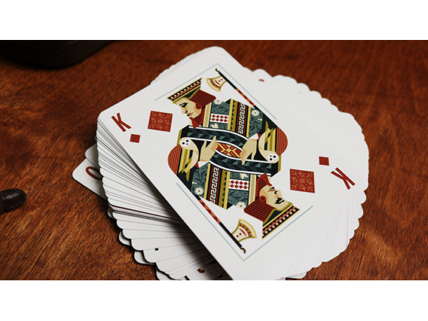 Bicycle Aviary (Orange) Playing Cards