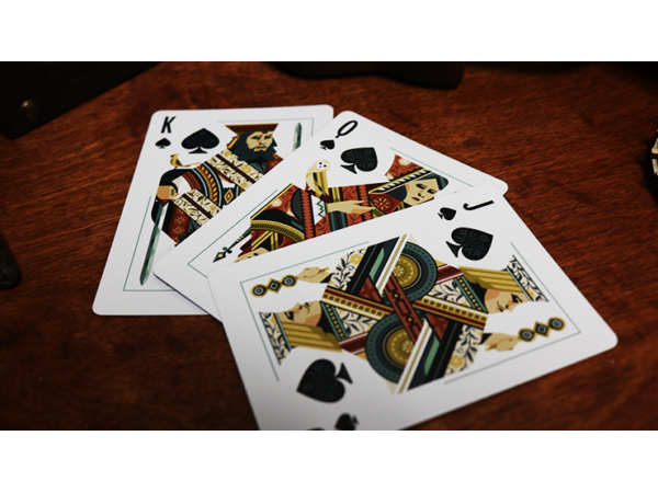 Bicycle Aviary (Orange) Playing Cards