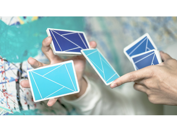 Flexible Gradients Blue Playing Cards by TCC