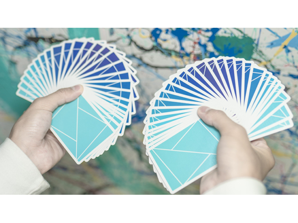 Flexible Gradients Blue Playing Cards by TCC