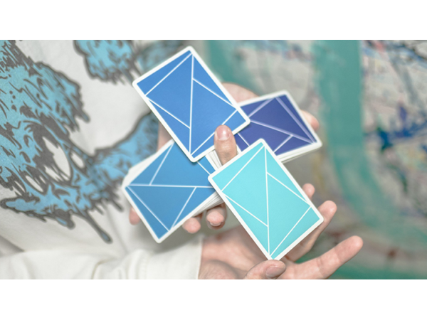 Flexible Gradients Blue Playing Cards by TCC