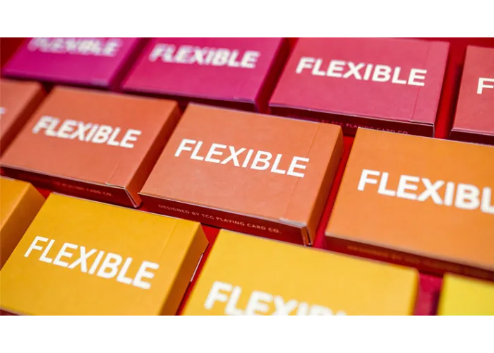 Flexible Gradients Orange Playing Cards by TCC
