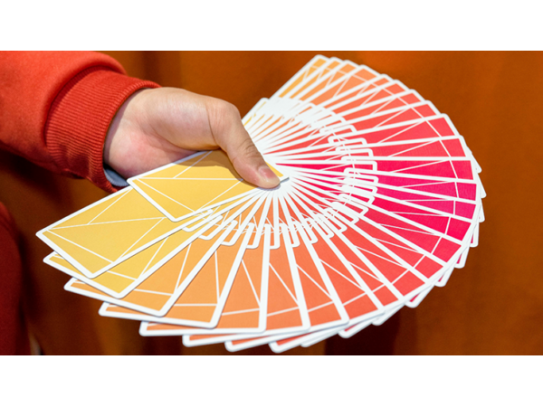 Flexible Gradients Orange Playing Cards by TCC