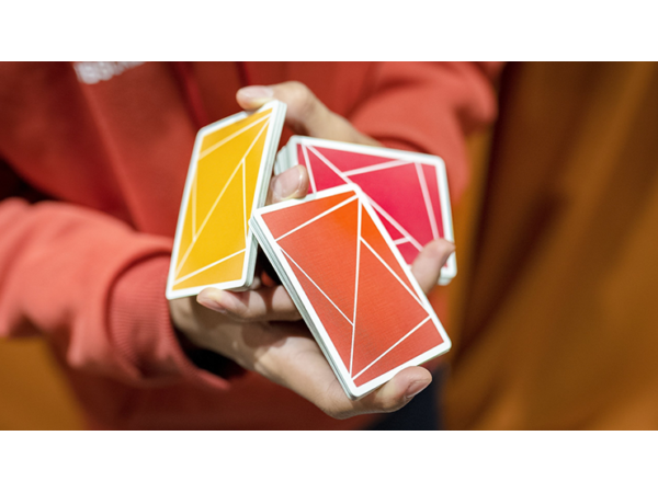 Flexible Gradients Orange Playing Cards by TCC