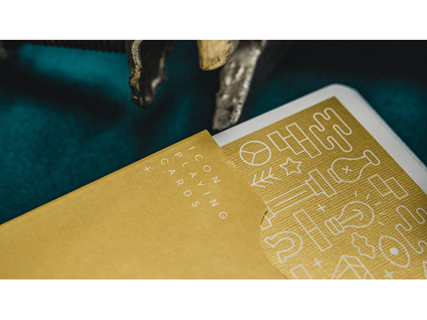 Gold ICON Playing Cards by Riffle Shuffle